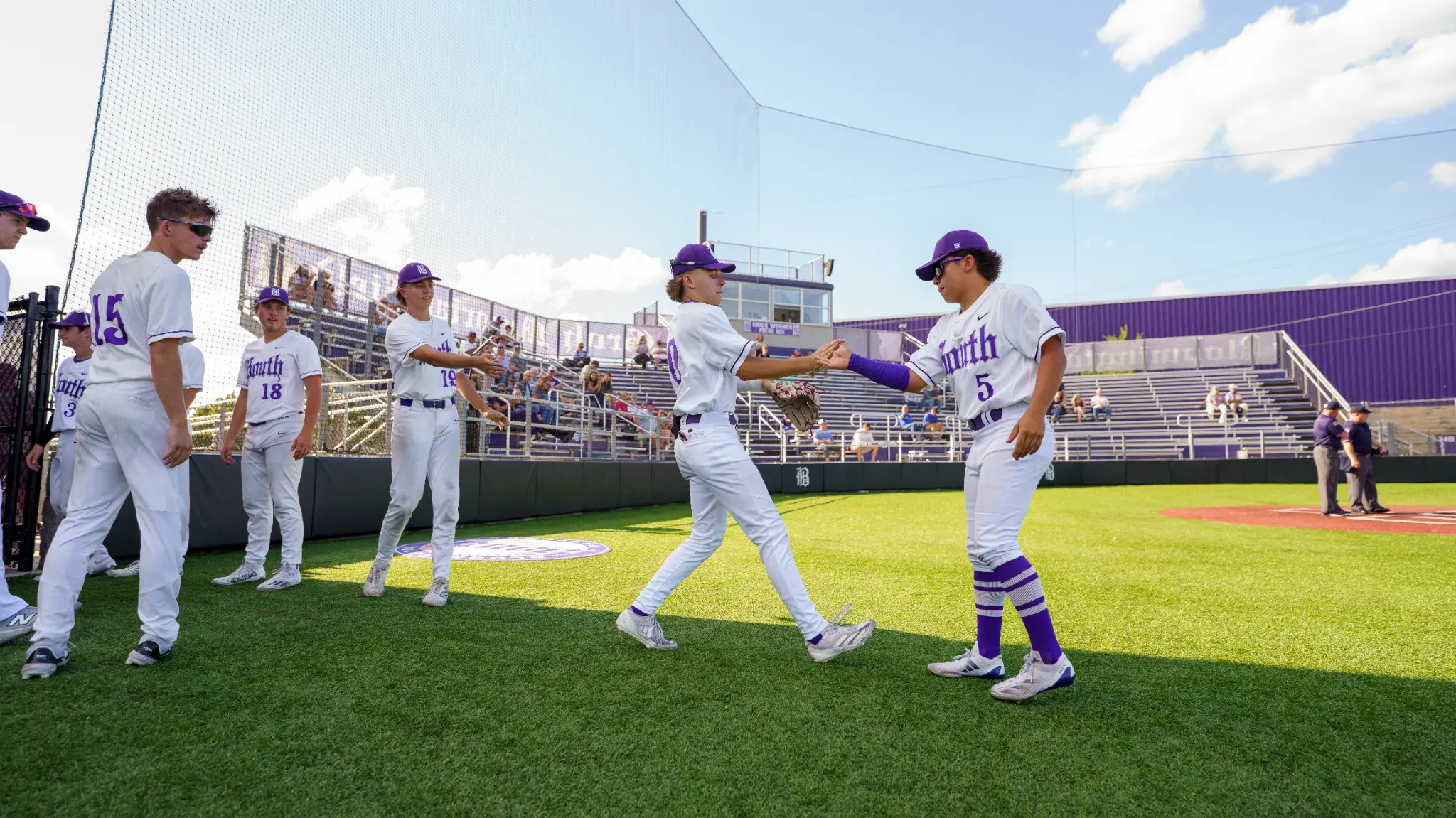 Reid Walker team celebration